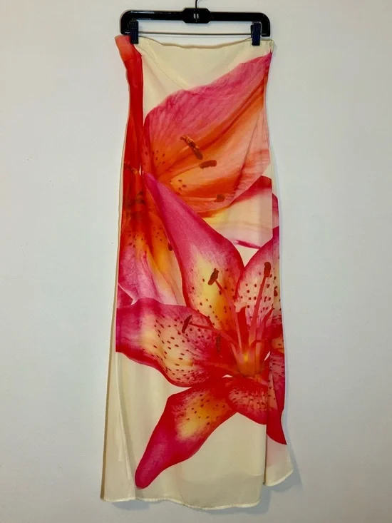 Peppermayo Darcy Maxi Dress - Yellow Floral Size US 4 Small - Picture 2 of 6